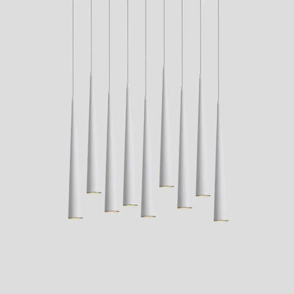 suspension led anti-éblouissement à intensité variable tube long