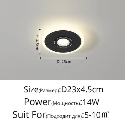 Plafonnier Acrylique LED à spots
