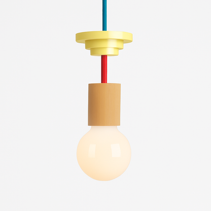Couleur nordique bois suspension LED lumière cuisine suspension lampe Restaurant plafond lustre Luminaire chambre maison déco Luminaire