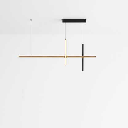 Lustre Led minimaliste moderne dimmable noir pour Table salle à manger cuisine Bar Suspension éclairage Suspension Design Lustre