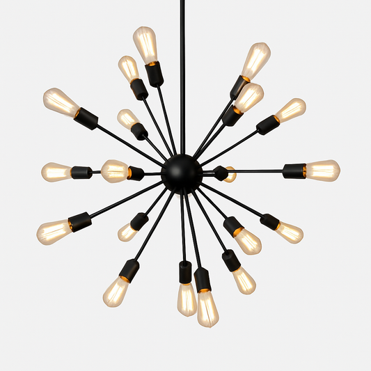 Lustre suspension en boule avec plusieurs bras Sputnik