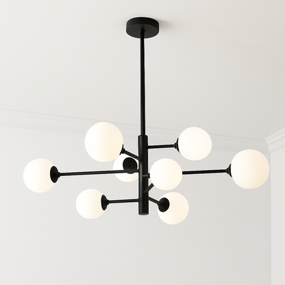 Nordique moderne verre laiton lustre luminaires décor à la maison salon en laiton suspension lumières chambre Restaurant café lampe suspendue