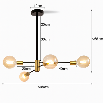 Plafond moderne suspension luminaire E27 lustre suspension lampe chambre salle à manger salon pour la décoration de la maison éclairage intérieur