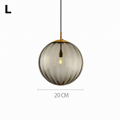 plafonnier classique en verre coloré design nordique pour intérieur