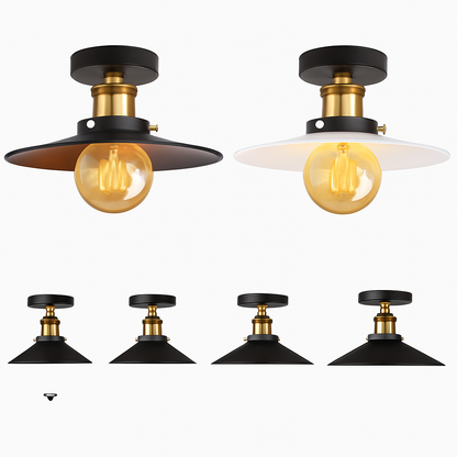 Plafonnier industriel lustre Vintage rétro grenier éclairage intérieur pays américain Restaurant chambre luminaires