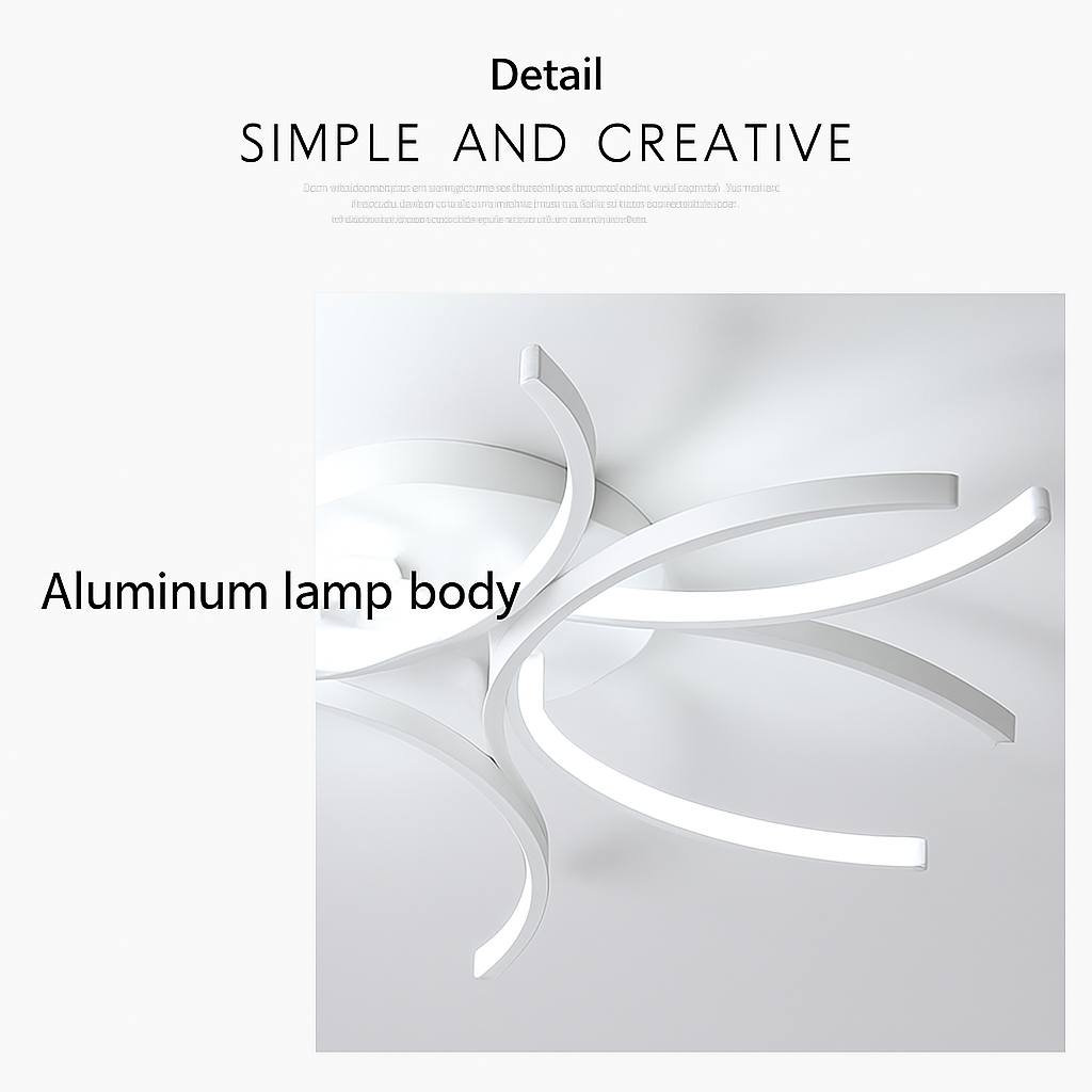 plafonnier led au design moderne pour une décoration intérieure idéale