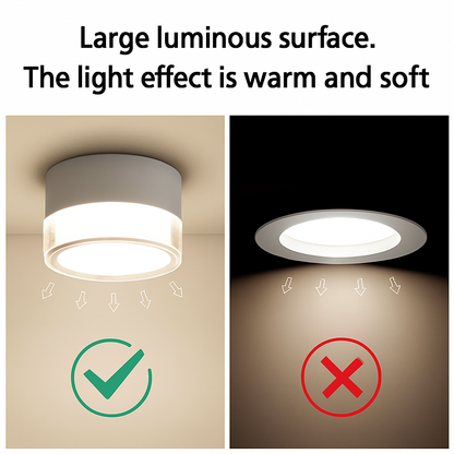 plafonnier led dimmable nordique montage surface design moderne