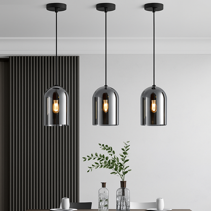 Plafonnier LED en verre minimaliste moderne