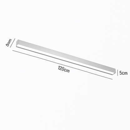 plafonnier led minimaliste ajustable en aluminium
