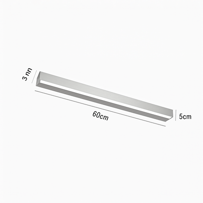 plafonnier led minimaliste ajustable en aluminium