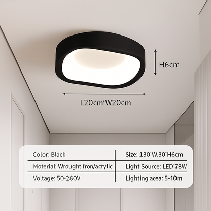 plafonnier led nordique pour décoration intérieure élégante