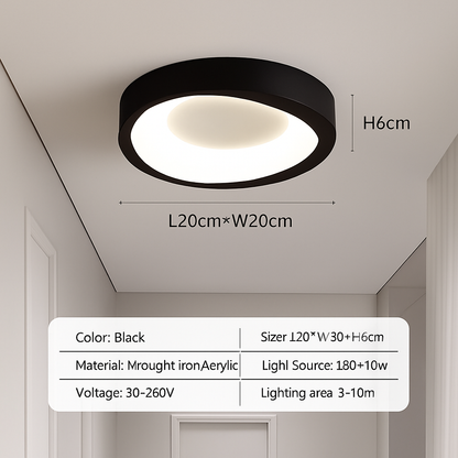 plafonnier led nordique pour décoration intérieure élégante
