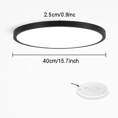 plafonnier led rond moderne pour éclairage varié