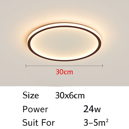 plafonnier led ultra-mince design moderne intensité réglable luminaire décoratif