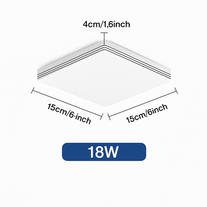 plafonnier led ultra mince rond carré pour lumières