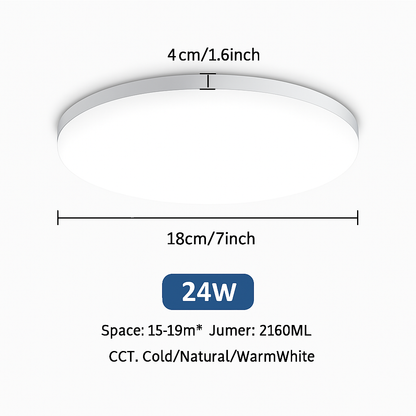 plafonnier led ultra mince rond carré pour lumières