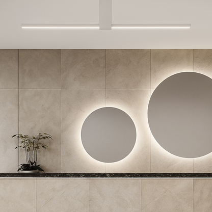 Plafonnier moderne LED minimaliste barre lumineuse Mahil