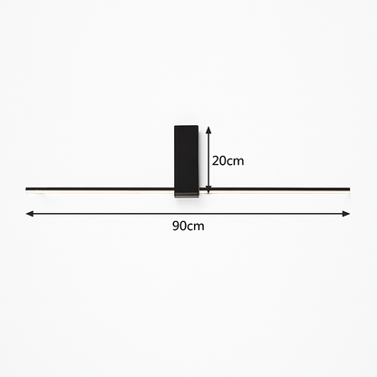 Plafonnier moderne LED minimaliste barre lumineuse Mahil
