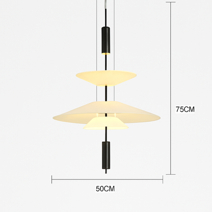 plafonnier moderne à leds design pour décoration intérieure
