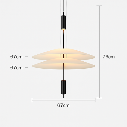 plafonnier moderne à leds design pour décoration intérieure