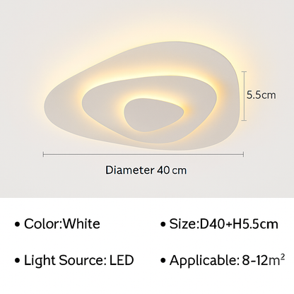 Plafonnier moderne à LEDs pour salon salle à manger chambre enfants salle d'étude allée décor à la maison