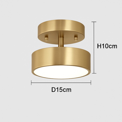plafonnier nordique simple rond led éclairage lustre