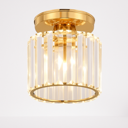 Plafonnier rond ou carré en cristal de verre Luxury