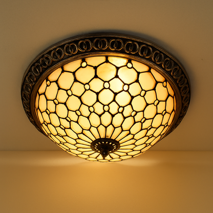 plafonnier vintage style art déco pour éclairage intérieur