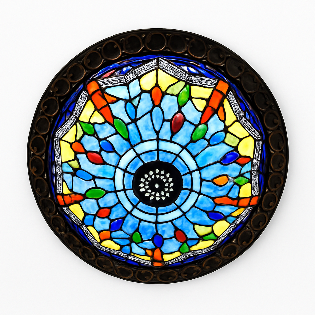 plafonnier vintage style art déco pour éclairage intérieur