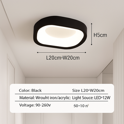 plafonniers led modernes pour décoration intérieure lumineuse