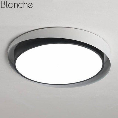 Plafonnier design LED arrondi de couleur Art