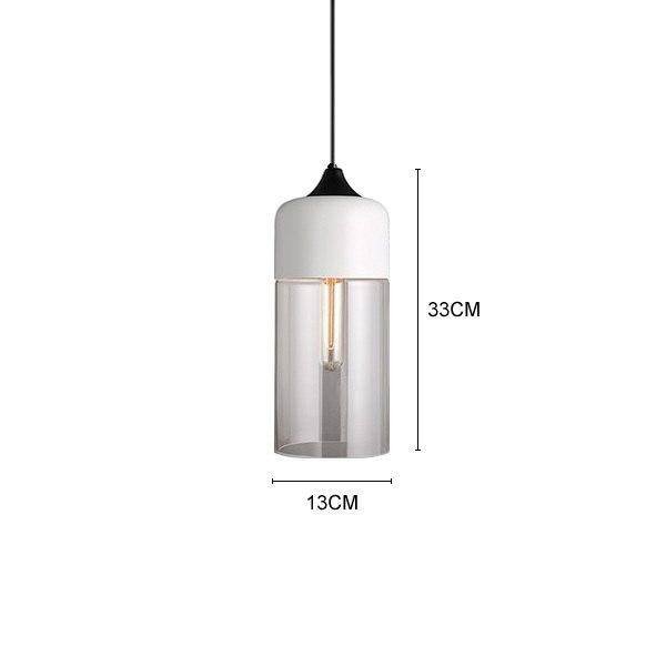 Suspension design en verre et métal moderne (plusieurs formes)
