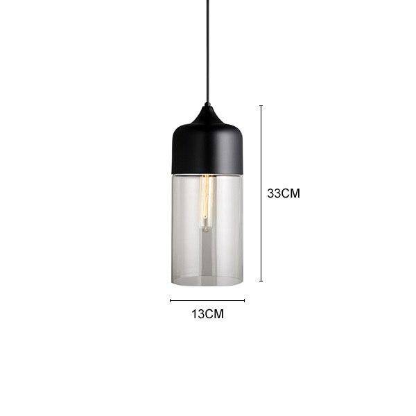 Suspension design en verre et métal moderne (plusieurs formes)