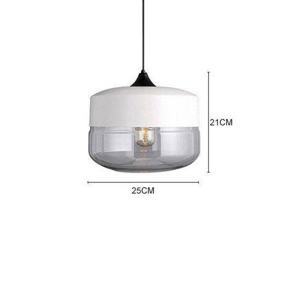 Suspension design en verre et métal moderne (plusieurs formes)