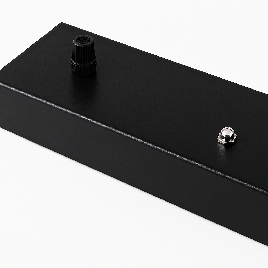 Support socle long suspension jusqu'à 5 trous (noir ou blanc)