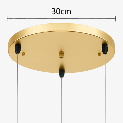 Suspension boule verre design nordique moderne décoratif loft LED