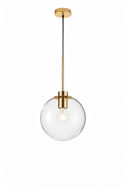 Suspension boules en verre et tige
