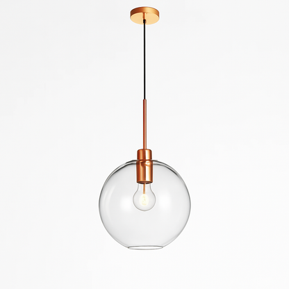 Suspension boules en verre et tige