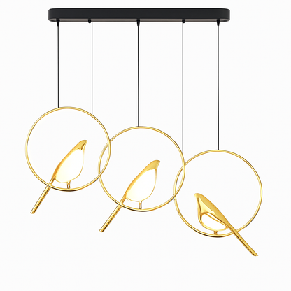 Suspension créatives d'oiseau de pie Applique murale simple salon restaurant étude lampadaire maison LED lustre de plafond de luxe