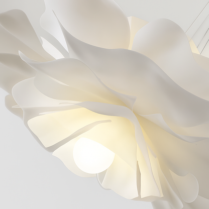 suspension décoration nordique acrylique fleur abat-jour