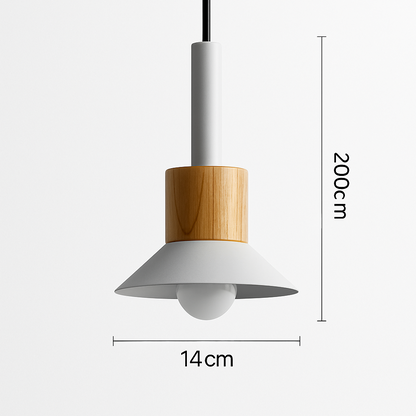 Suspension design en bois et métal de différentes formes Window