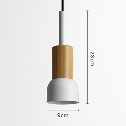 Suspension design en bois et métal de différentes formes Window