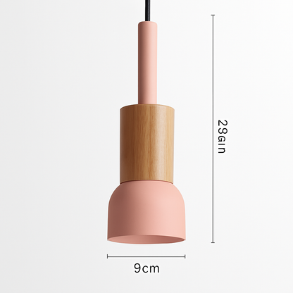 Suspension design en bois et métal de différentes formes Window