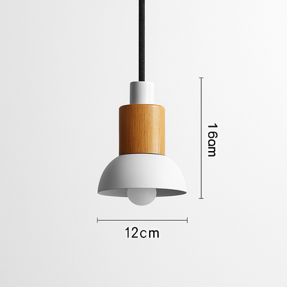 Suspension design en bois et métal de différentes formes Window