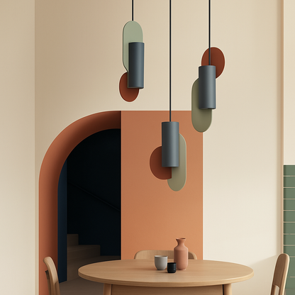 Suspension design LED formes colorés Afric