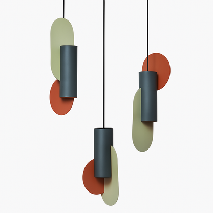 Suspension design LED formes colorés Afric