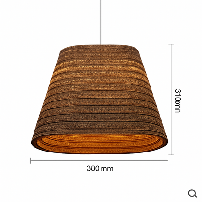 Suspension en papier carton (différentes formes)