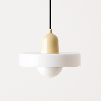 Suspension en verre nordique couleur bonbon