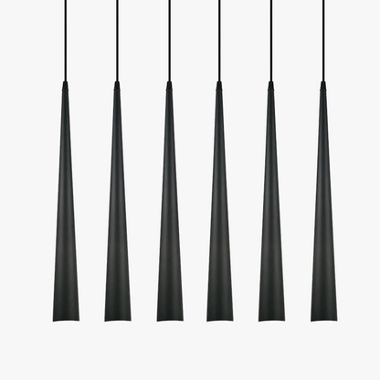 suspension led anti-éblouissement à intensité variable tube long