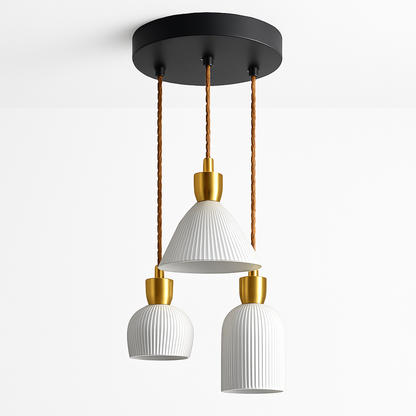 Suspension LED en céramique de plusieurs formes design